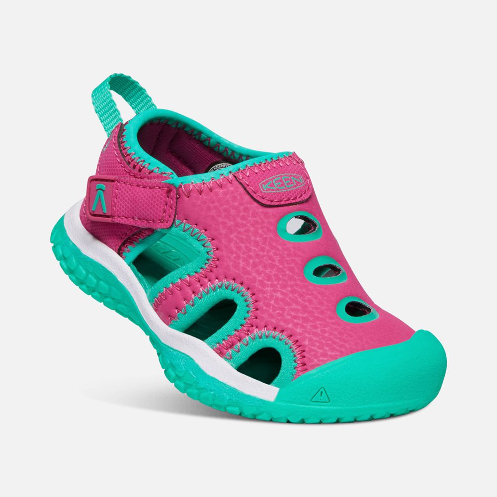 Sandalias Keen Mexico Rosas/Verdes - Niños Stingray - VD2149678